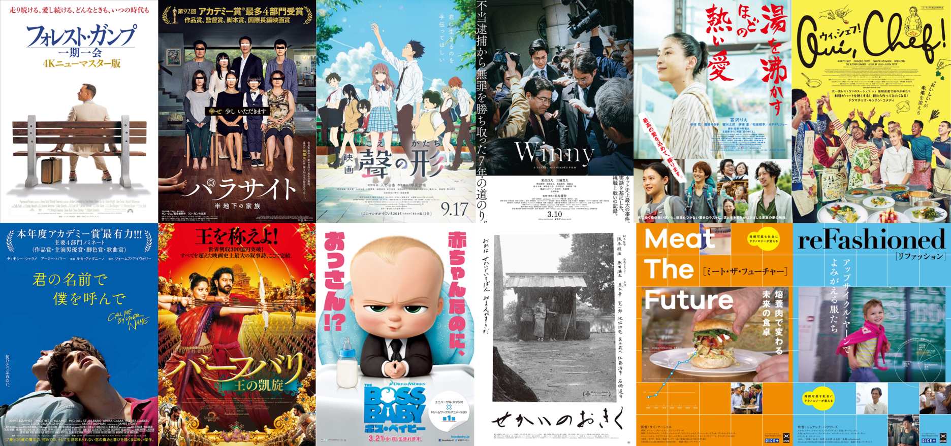 上映作品一覧（12作品）