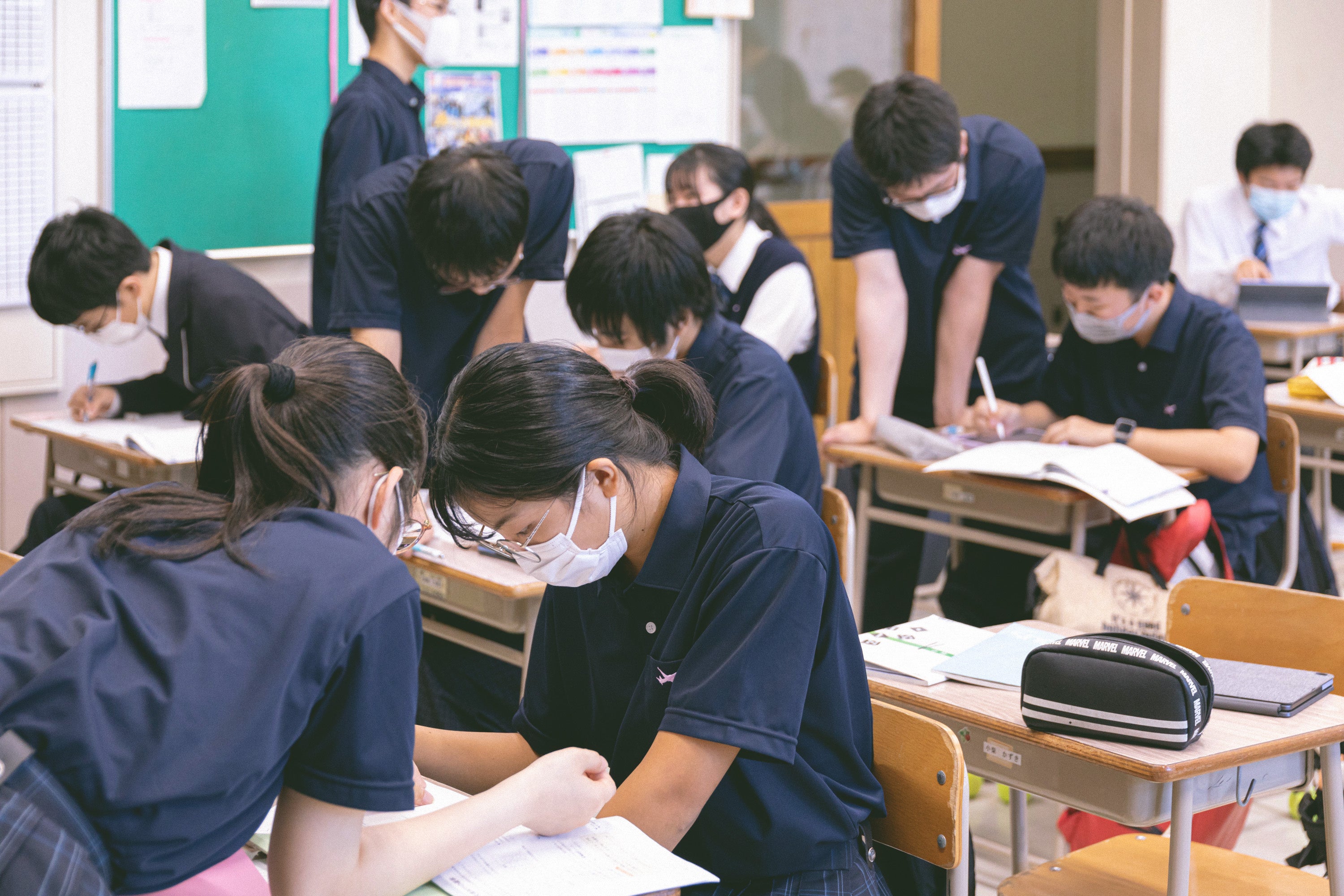 大空高校の様子