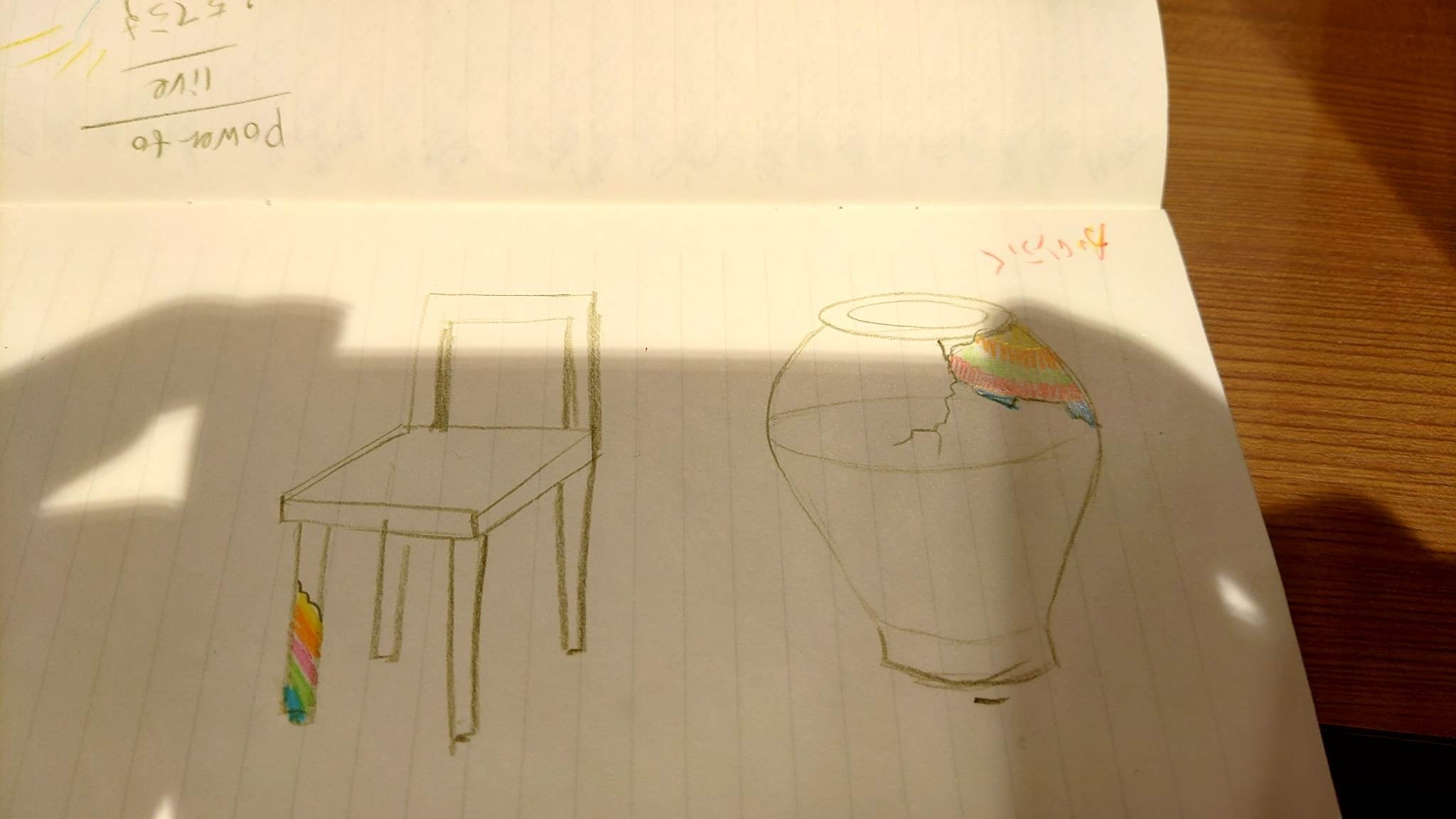 ユリヤの最初のスケッチ