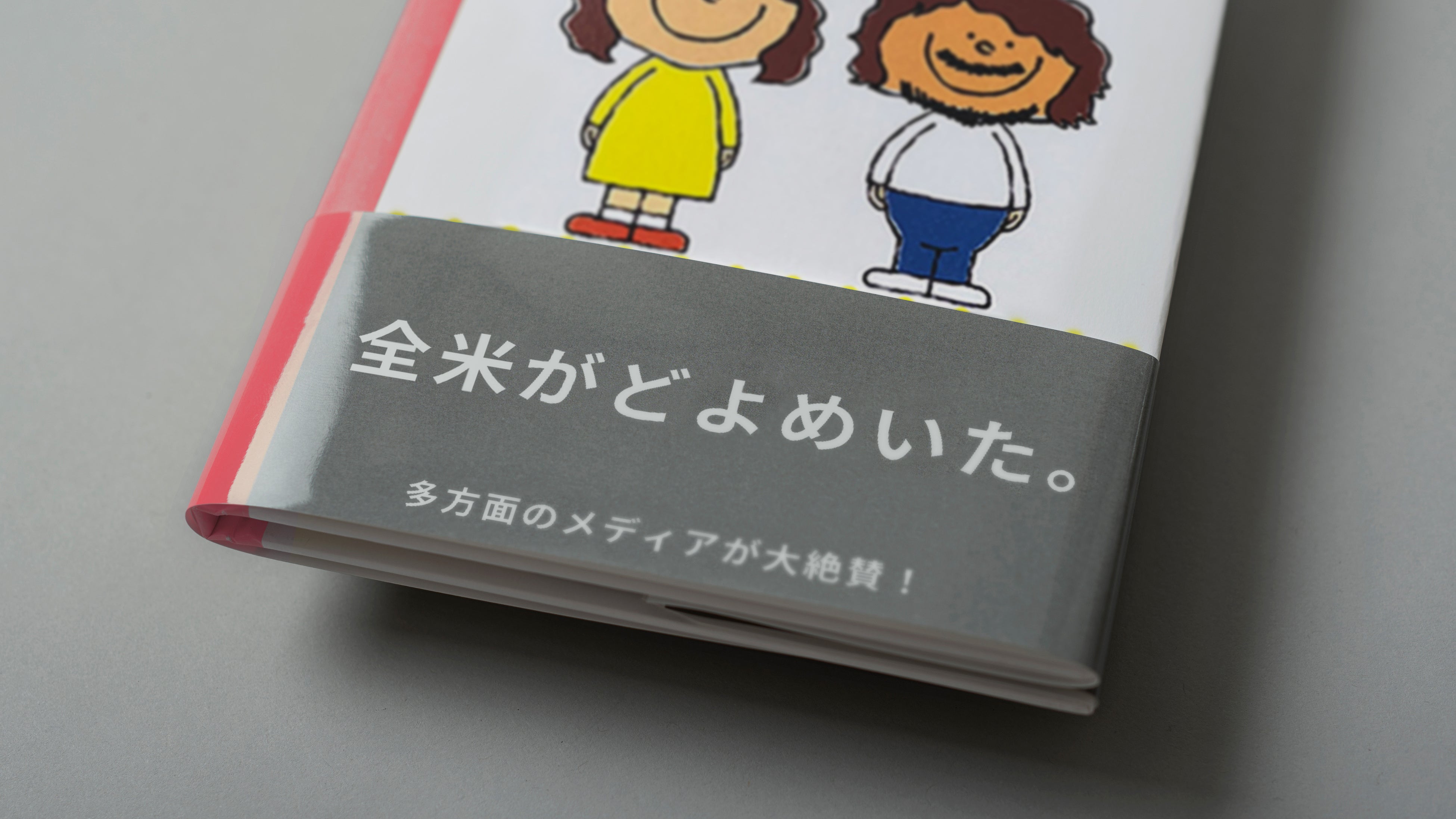 帯には友人や家族等からのユニークな推薦文