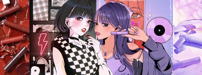 ▸今回＜ロフト＞での店頭発売を記念して、新しく公開するメロウティントイメージはイラストレーターのYULIA（@angelcry.3)さんよりデザインしていただいた作品。