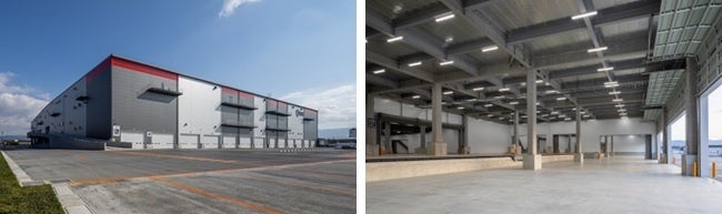 2階へ直接アクセス可能なスロープ式　1階は両面バースでワンフロアオペレーションタイプ