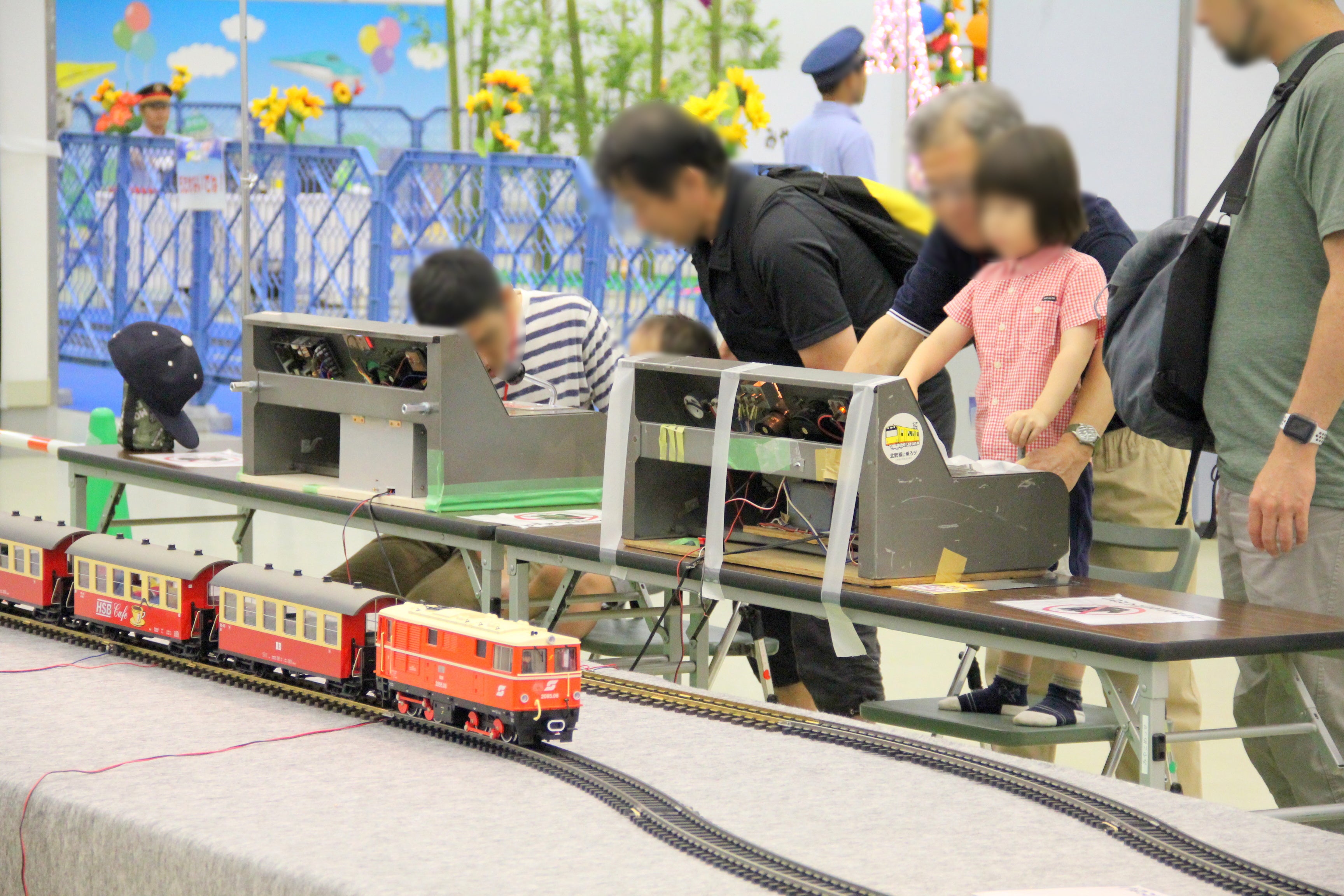 Gゲージ運転体験コーナー