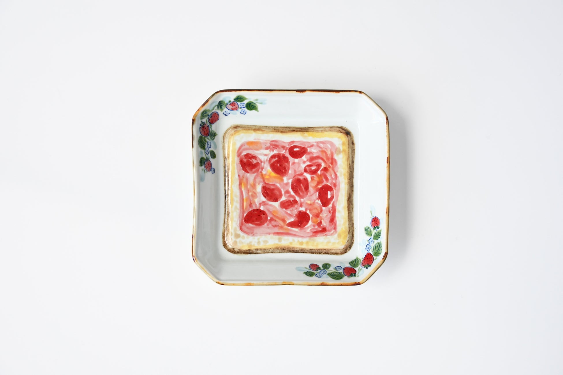 パン皿 strawberry jam
