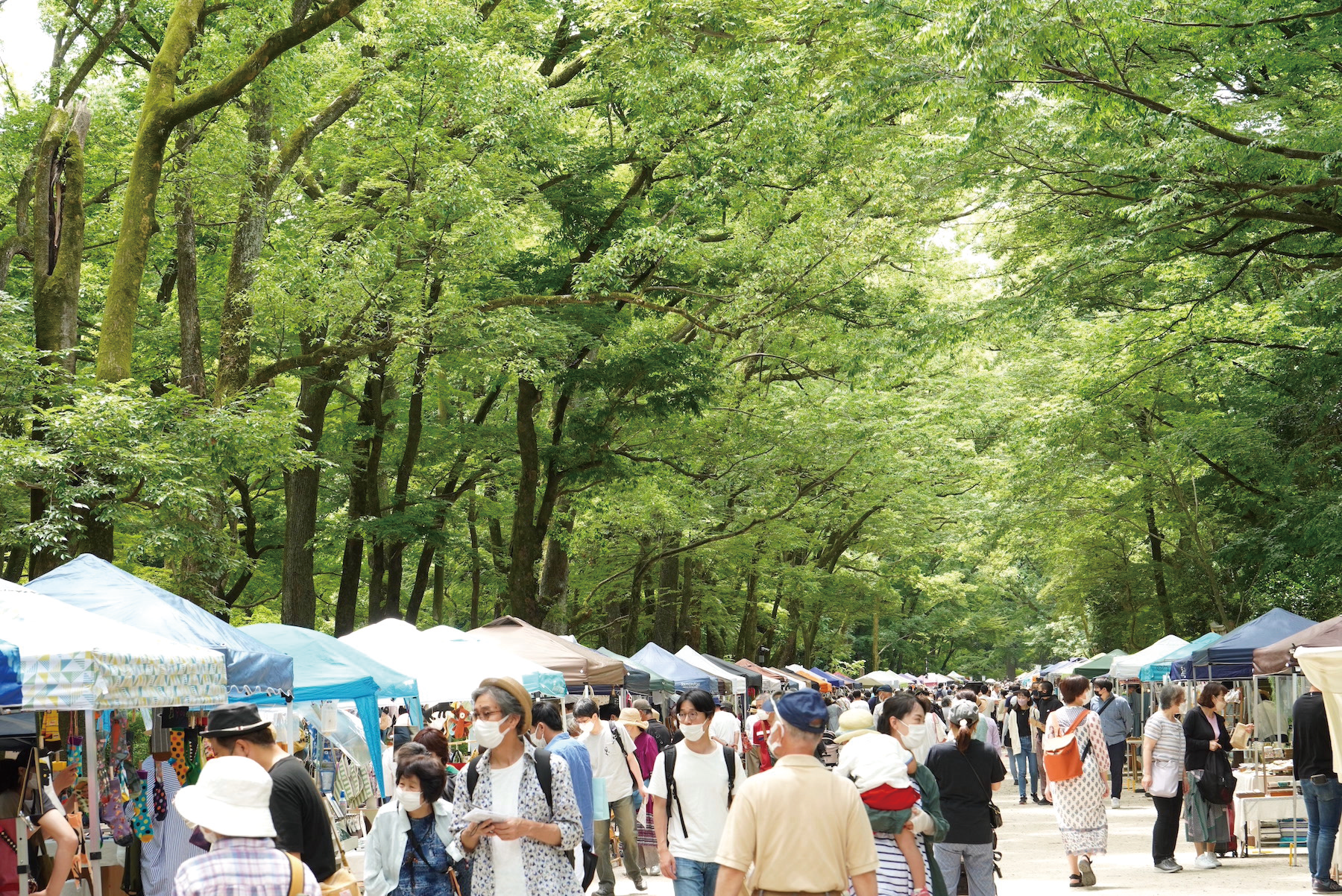 マルシェ　※過去の開催風景です