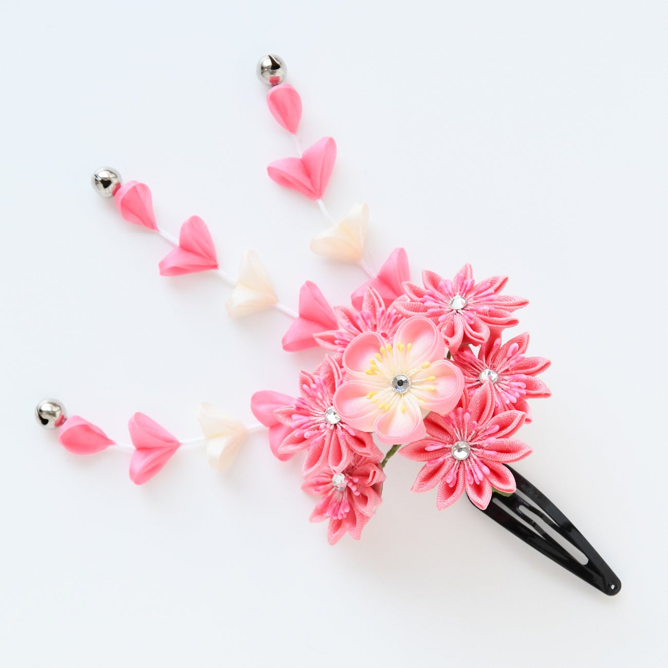 つまみ細工 七五三 かみかざりピンク|京都 うのはら 3,300円