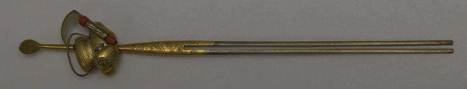 金銀造り簪（京都産業大学ギャラリー）