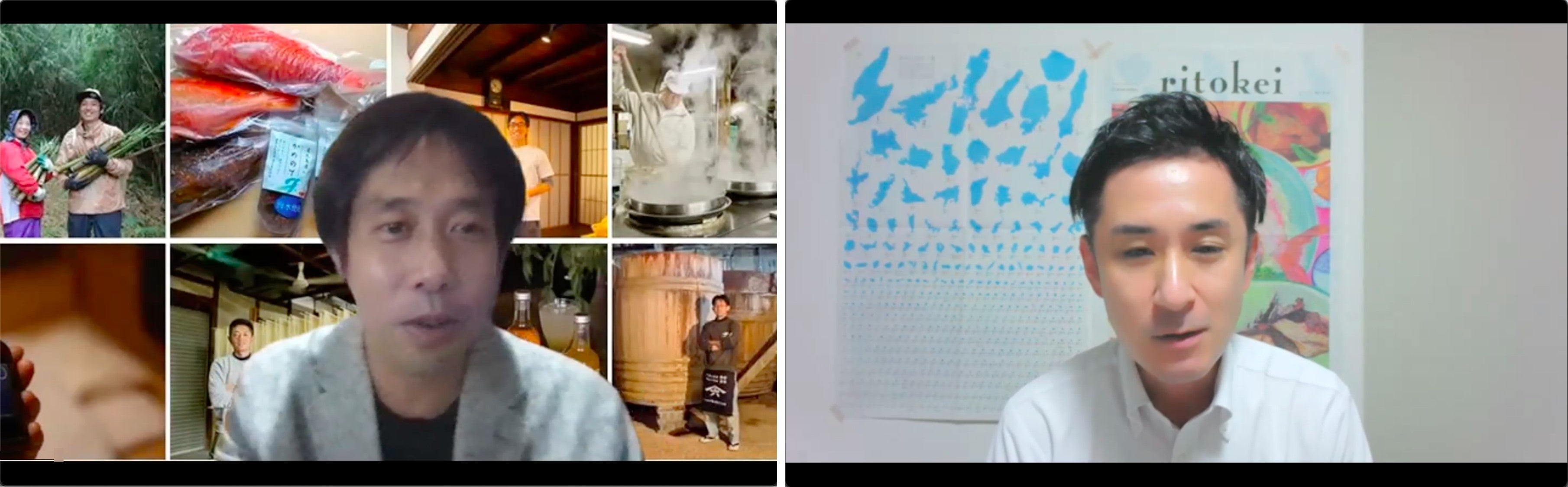 （左）ゲストの幸秀和さん（右）ゲストの内藤輝さん