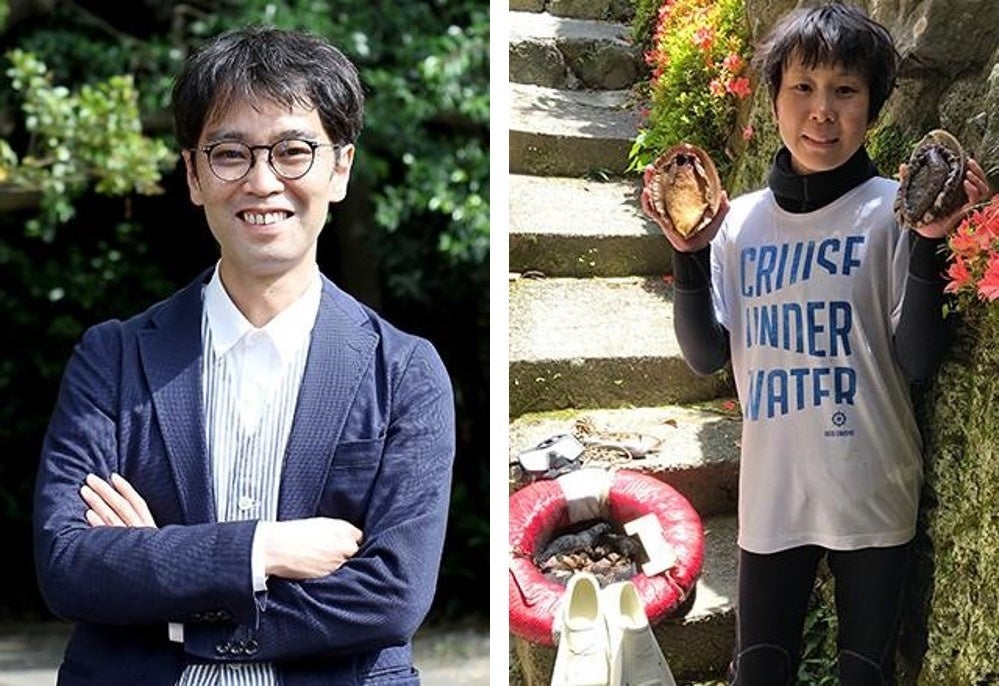 (左)下田元毅さん(右)小寺めぐみさん