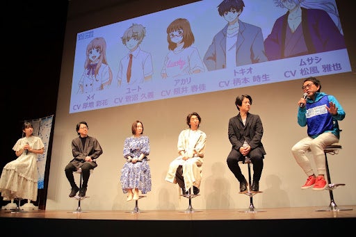 声優5名と馬見塚代表とのトークセッション