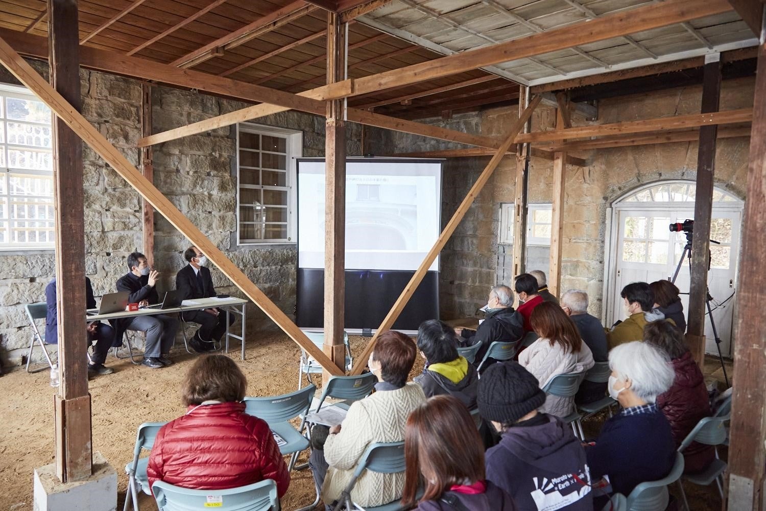 星野宏和氏による室戸岬灯台の魅力・価値についてのレクチャー