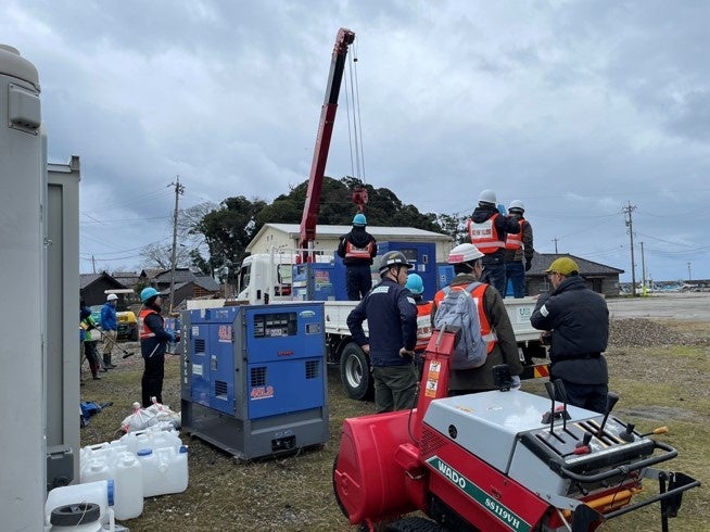蛸島漁協への搬入時