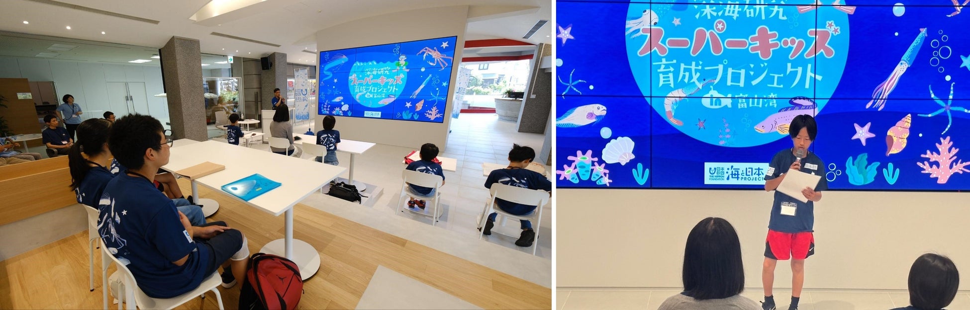 (左)予定より30分早くプロジェクトスタート(右)緊張の自己紹介タイム