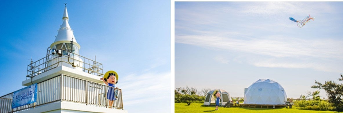 (写真左:サービス精神も旺盛!)(写真右:オープニング映像そのまま)