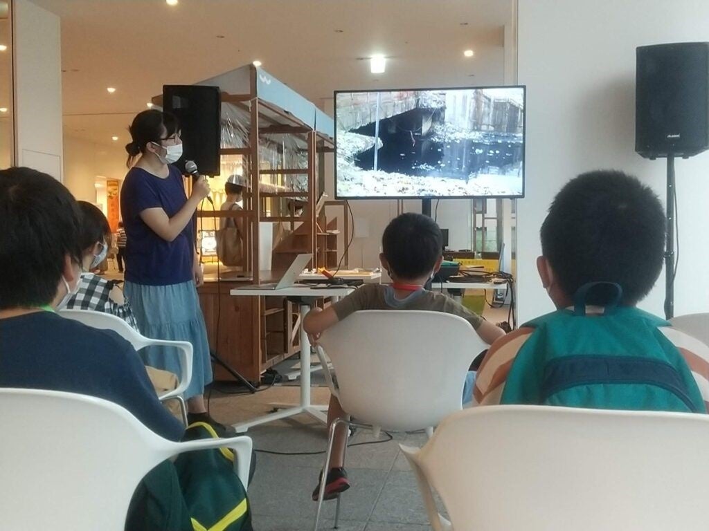 ミニヨコハマシティでの講座の様子 (講師:ピリカ 堀田陽香)