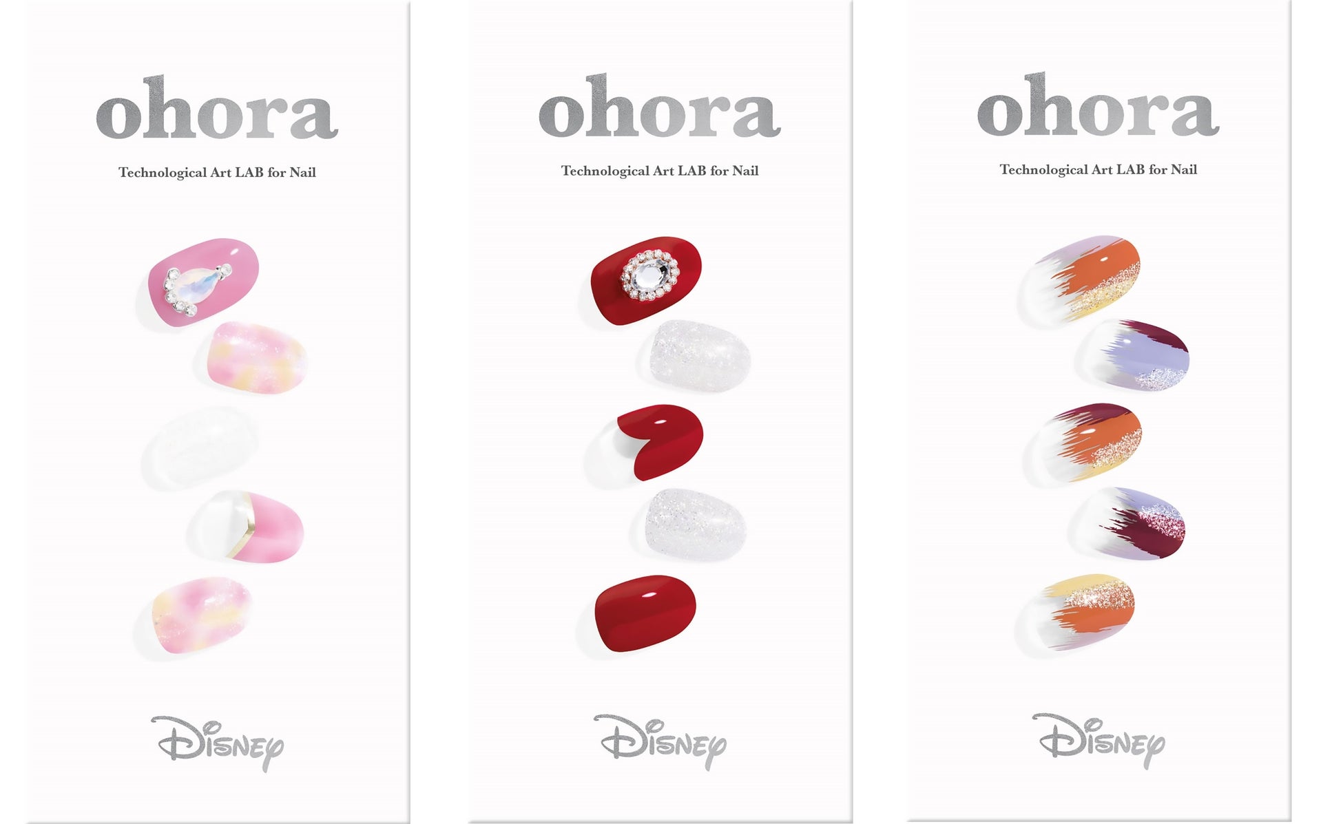 Ohoraとディズニーストアの共同企画 大好きな物語を指先に Disney Princess Nail Design ディズニー プリンセスをイメージしたジェルネイルシールが勢ぞろい 株式会社グルガジャパンのプレスリリース