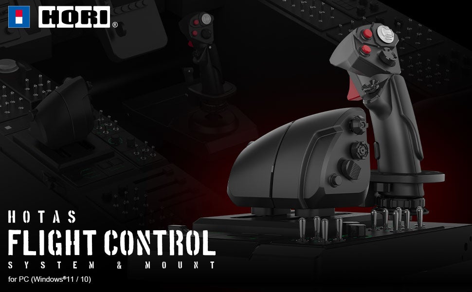 本格フライトシミュレーター用コントローラー:HORI HOTAS Flight Control System & Mount for PC 本格フライトシミュレーター用コントローラー:HORI HOTAS Flight Control System & Mount for PC
