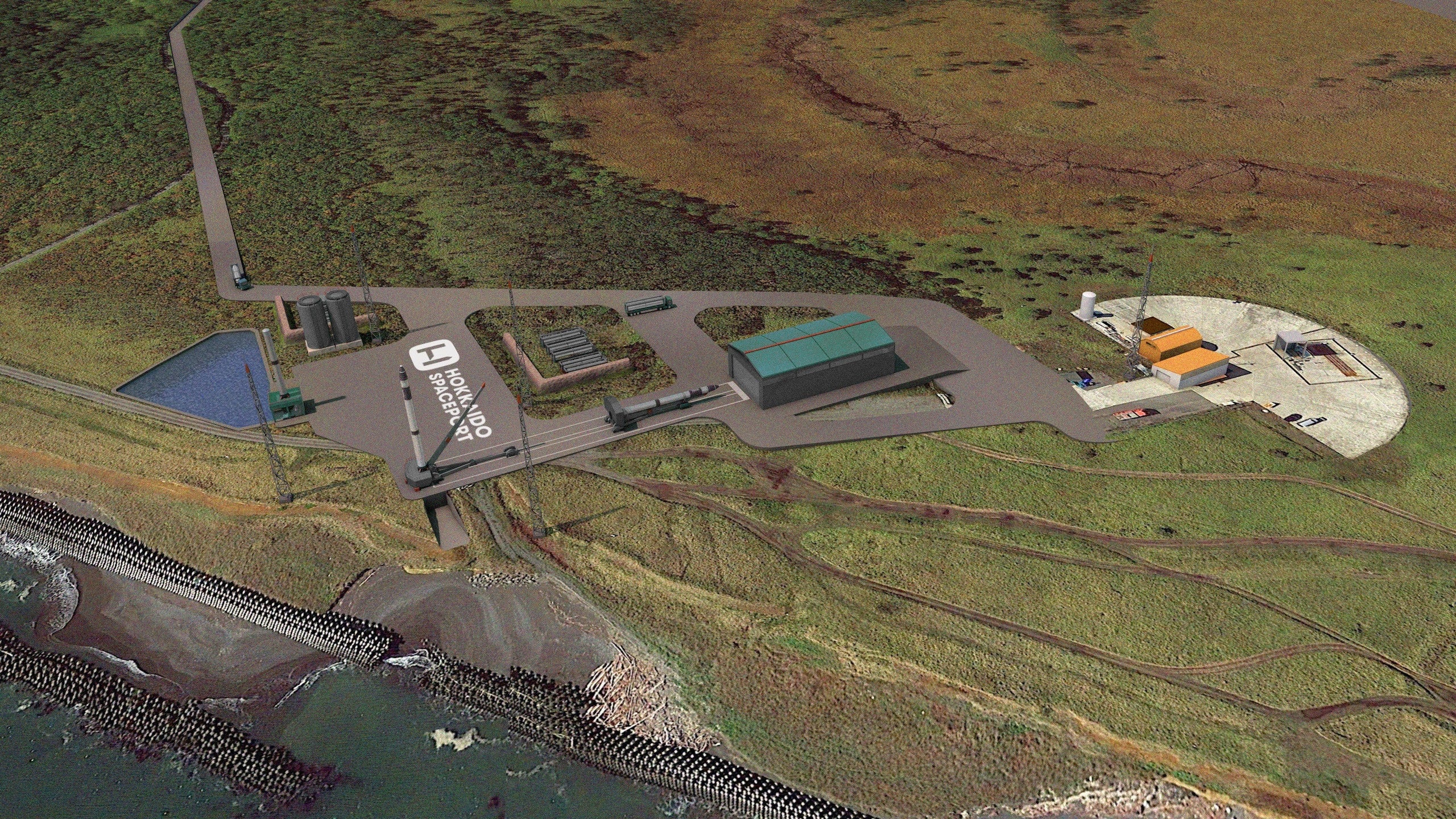 2023年度内に完成予定の新たなロケット発射場LC-1