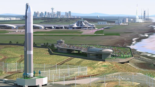 北海道スペースポート　将来イメージ図