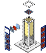 簡易材料曝露実験ブラケット