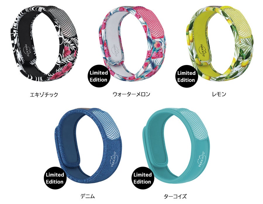 パラキート グラフィックバンド新製品