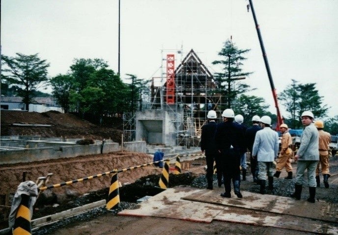 ブリティッシュヒルズ建設中の写真