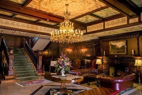 マナーハウス内レセプション