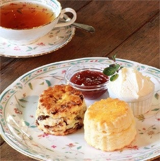 ▲ クリームティー(1人前1,250円)