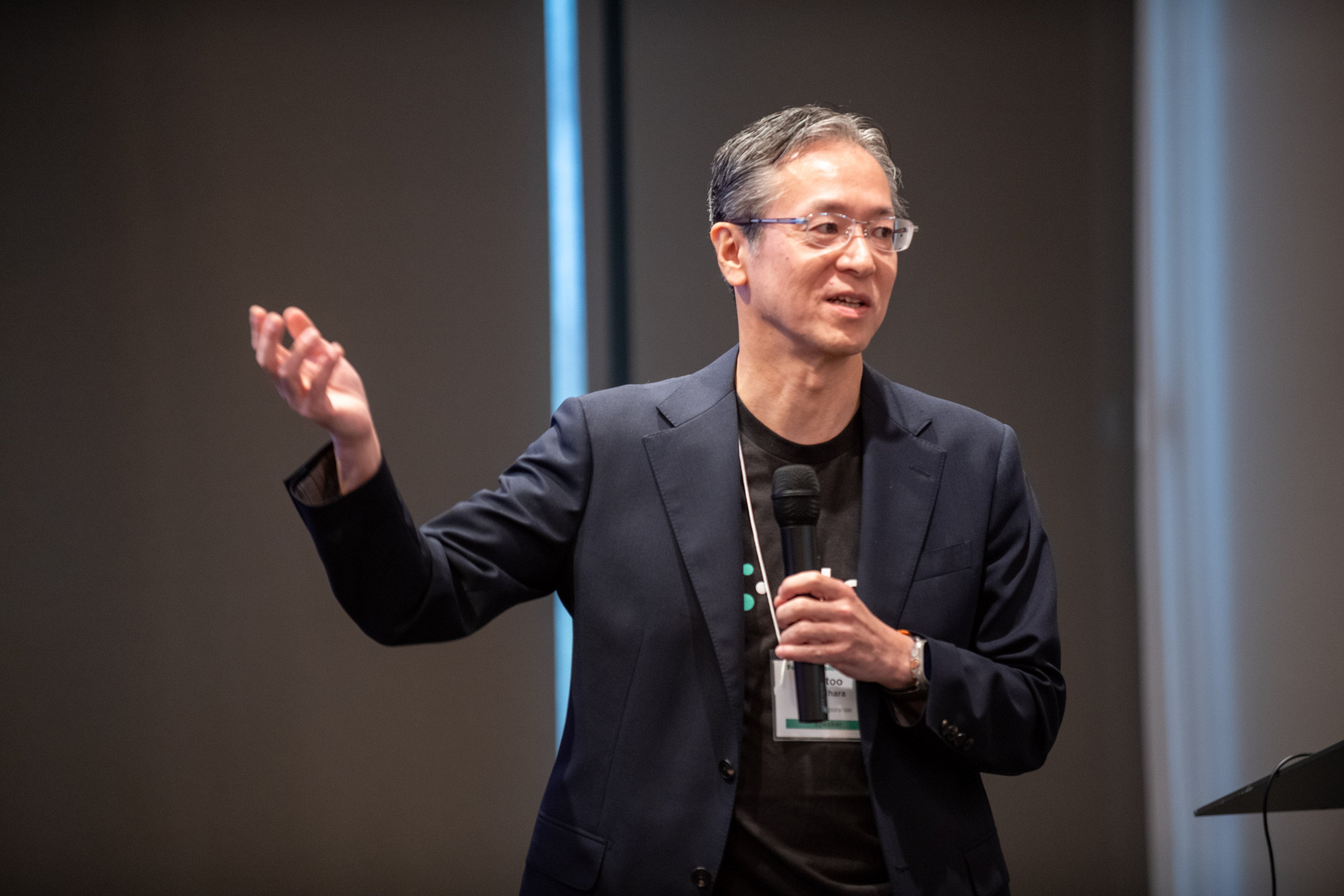 NECのオープンイノベーションの取り組みを語る西原