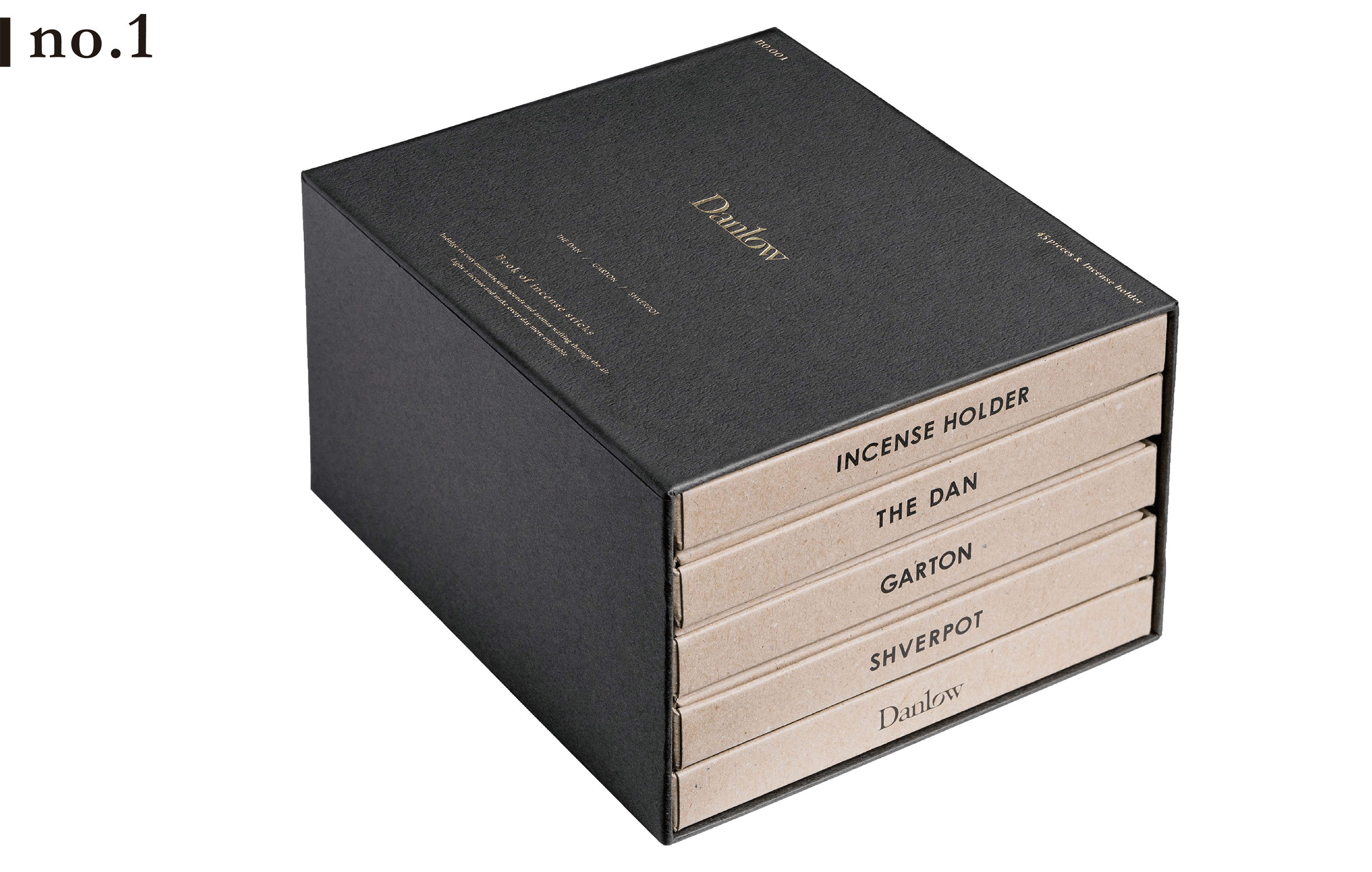 Danlow お香ホルダー セット GINIC BLENCOF LOWER お香&お香立てがセットになった新アイテムがDanlowから発売