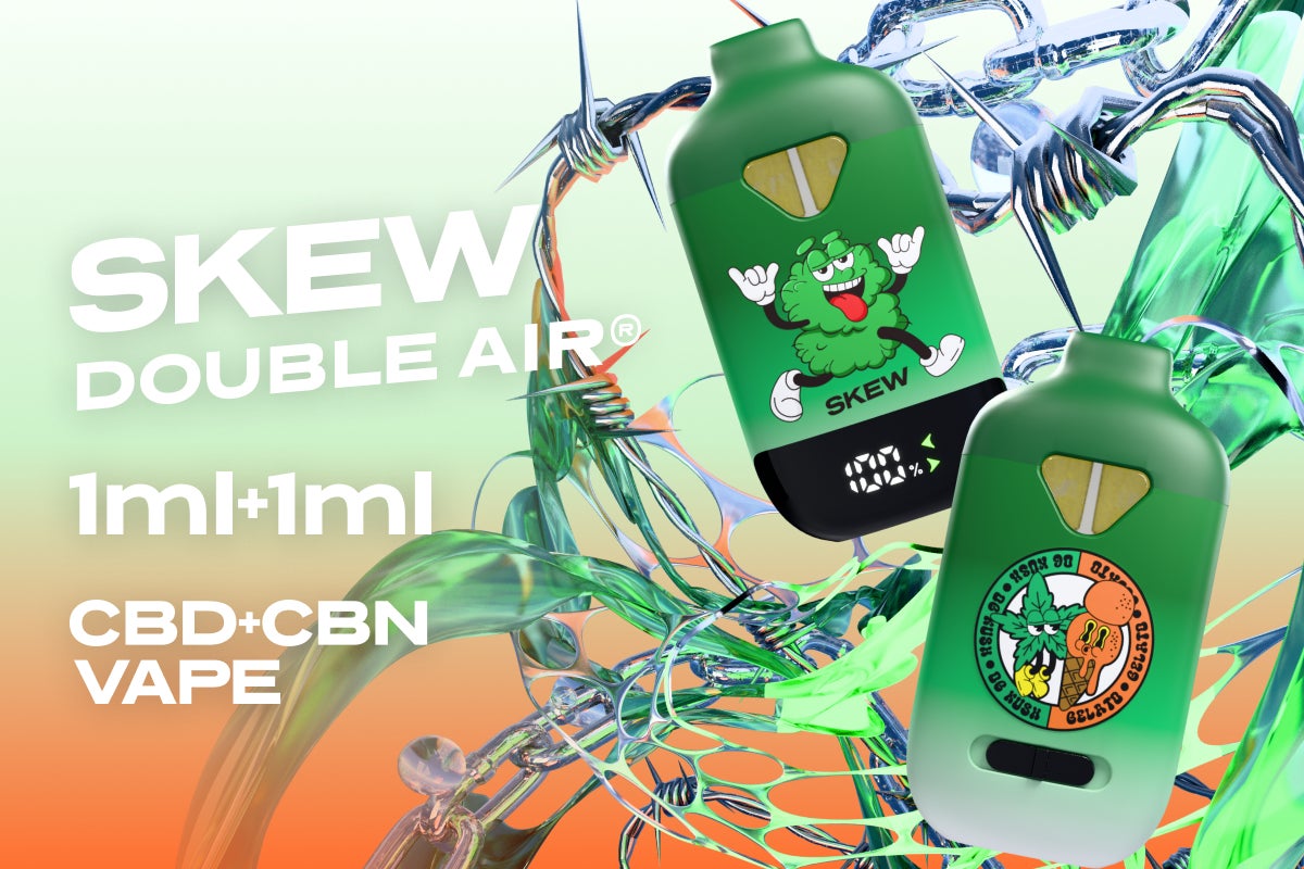 CBDベイプブランド「skew(スキュー)」から、1台で2種類・3パターンの CBDベイプブランド「skew(スキュー)」から、1台で2種類・3パターンの