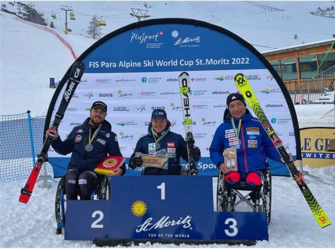 チェアスキーヤー鈴木猛史選手(カヤバ所属)