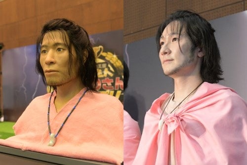 青谷弥生人の復顔像と吉田さん