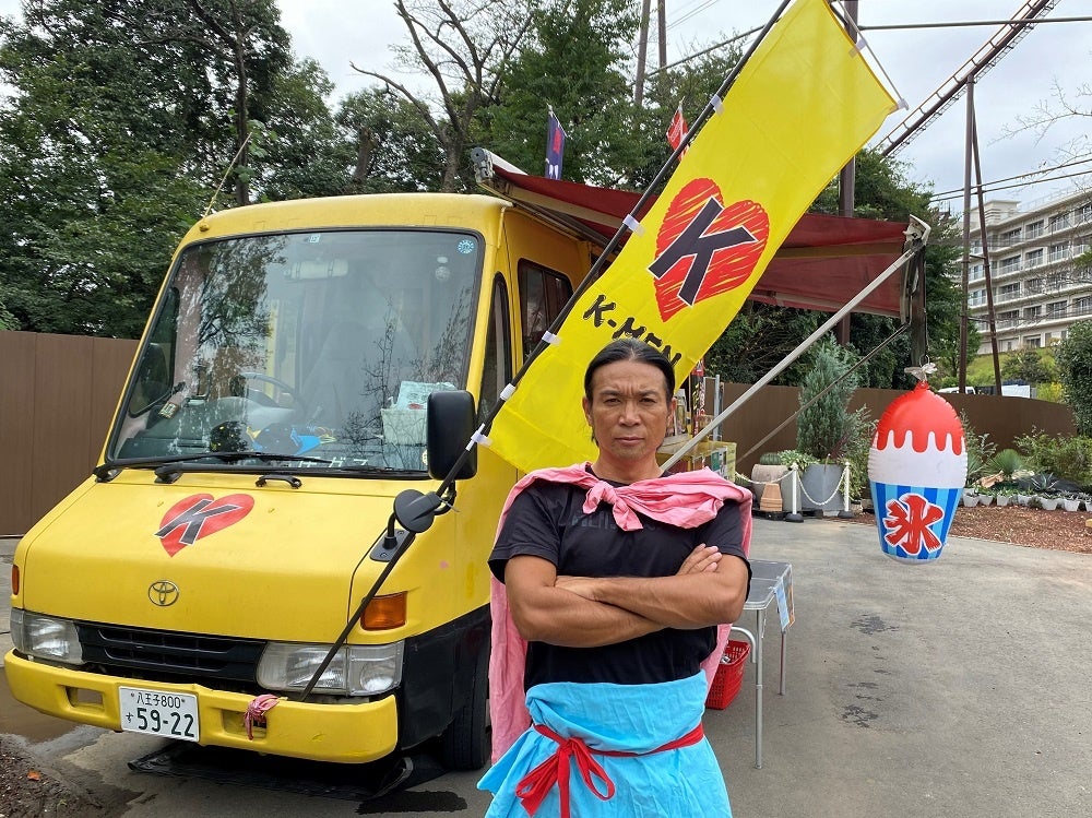 弥生人そっくりさんによる 「弥生人キッチンカー」緊急参戦！