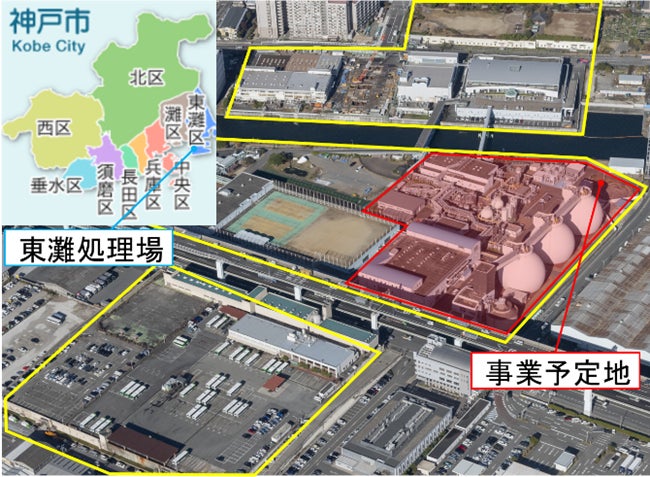 図1 東灘処理場(東灘区魚崎南町)