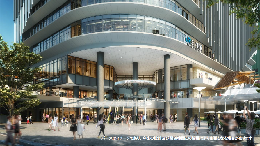 JR三ノ宮新駅ビル外観