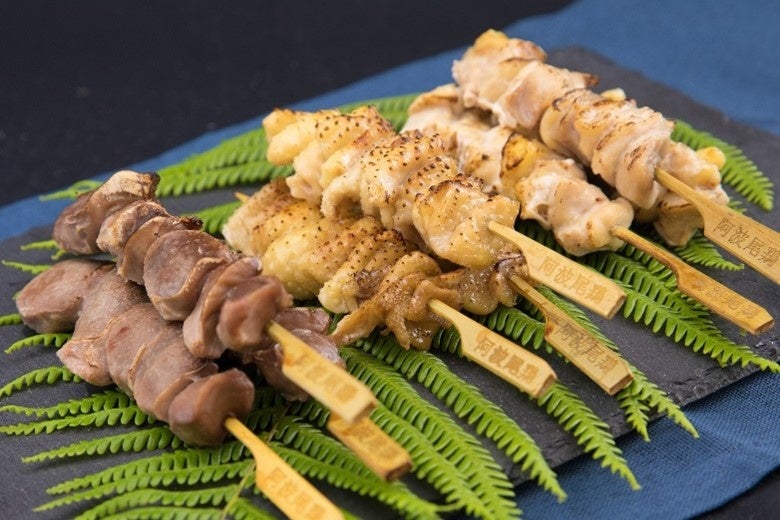 絶品！阿波尾鶏の焼き鳥串