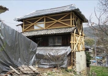 離れの構造補強工事