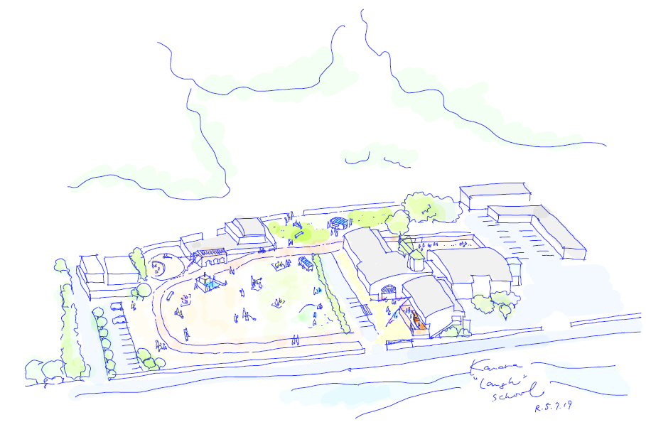 香春小学校スケッチ