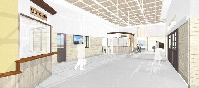 高鍋駅舎・内観