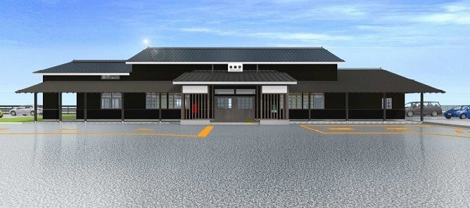 高鍋駅舎・正面外観