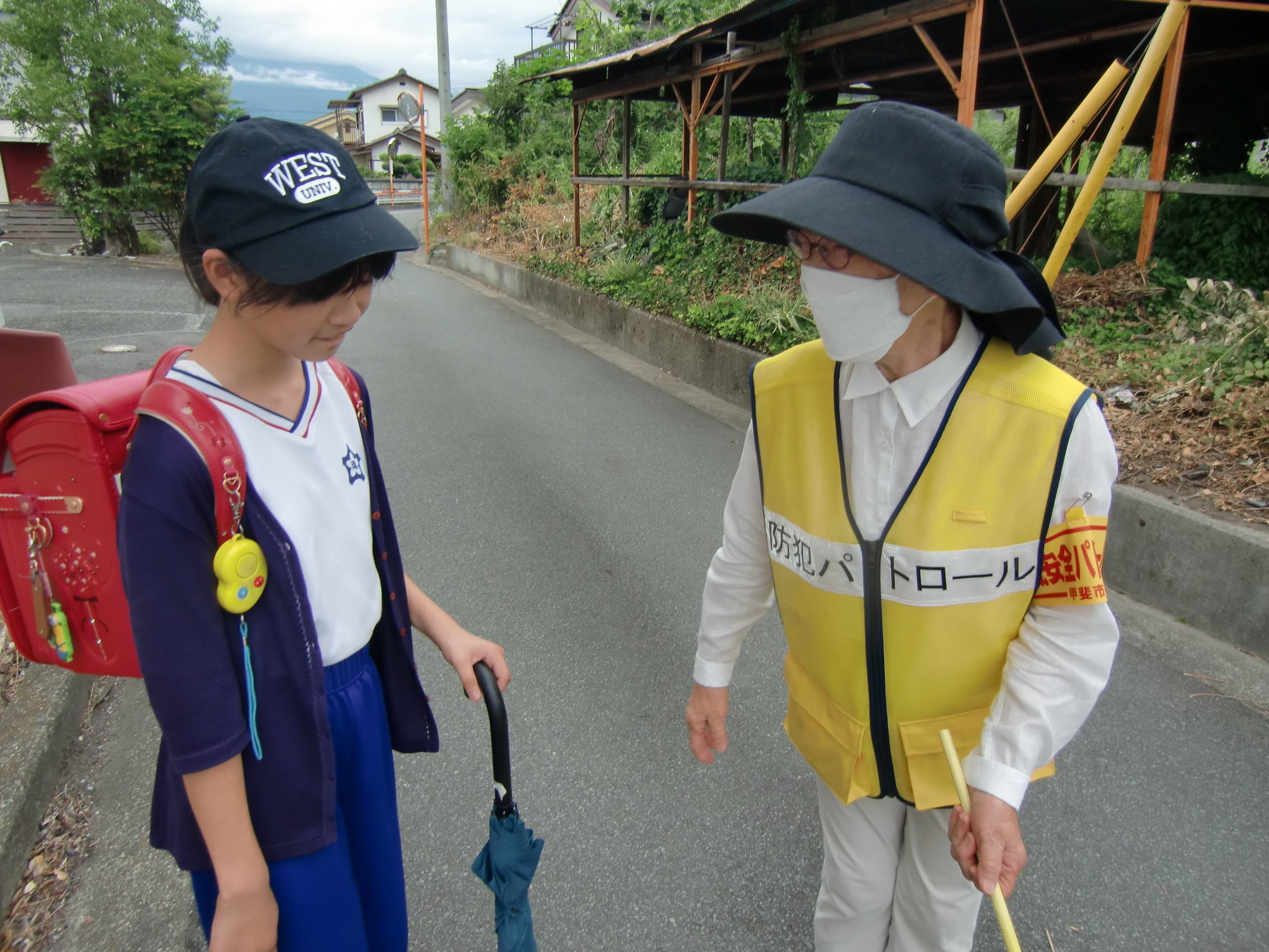 地域のふれあいの場となっている「帰り道見守り活動」