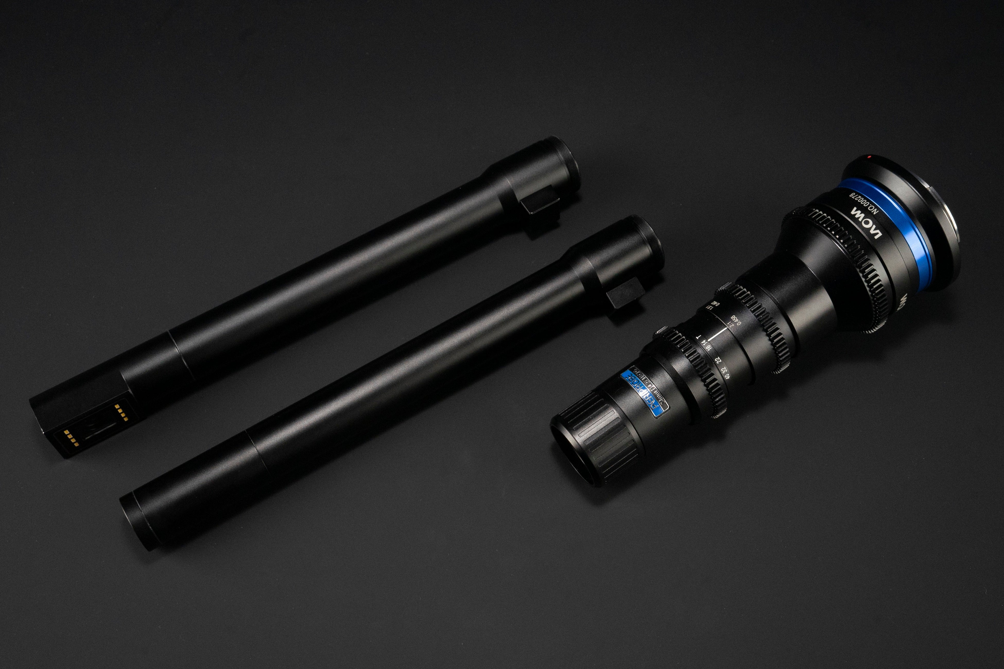 狭いスペースや水中に差し込んで撮影可能な細長いマクロレンズ「LAOWA