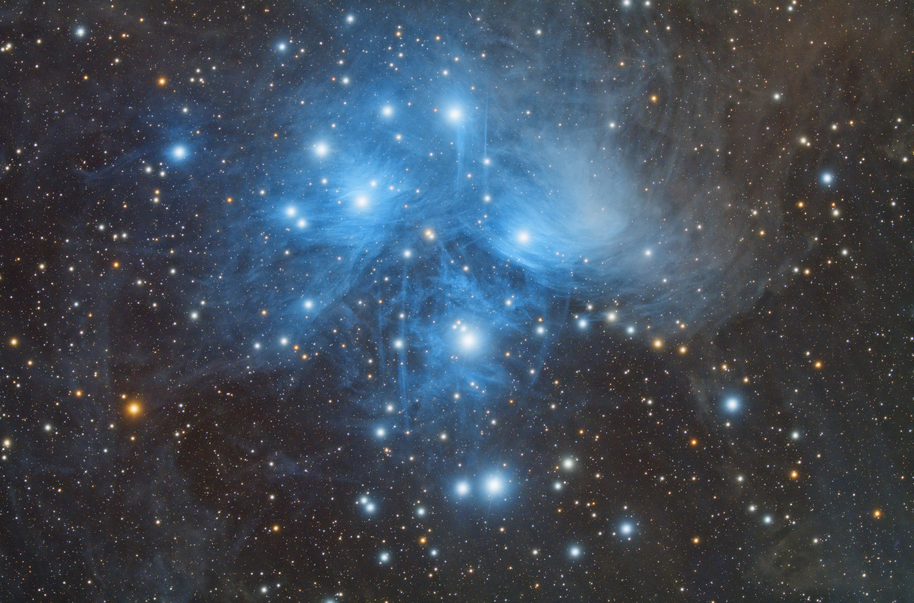 【撮影データ】 Askar 103APO+0.8xレデューサー（560mm F5.4) 、Player One Poseidon-C Pro gain126 offset50 180sec×40(2.0h) ／ サイトロンジャパンスタッフ撮影