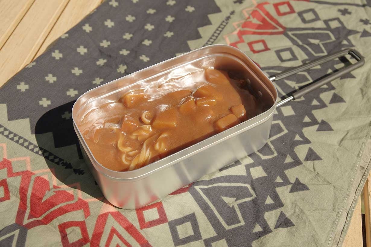 レトルトカレー調理例