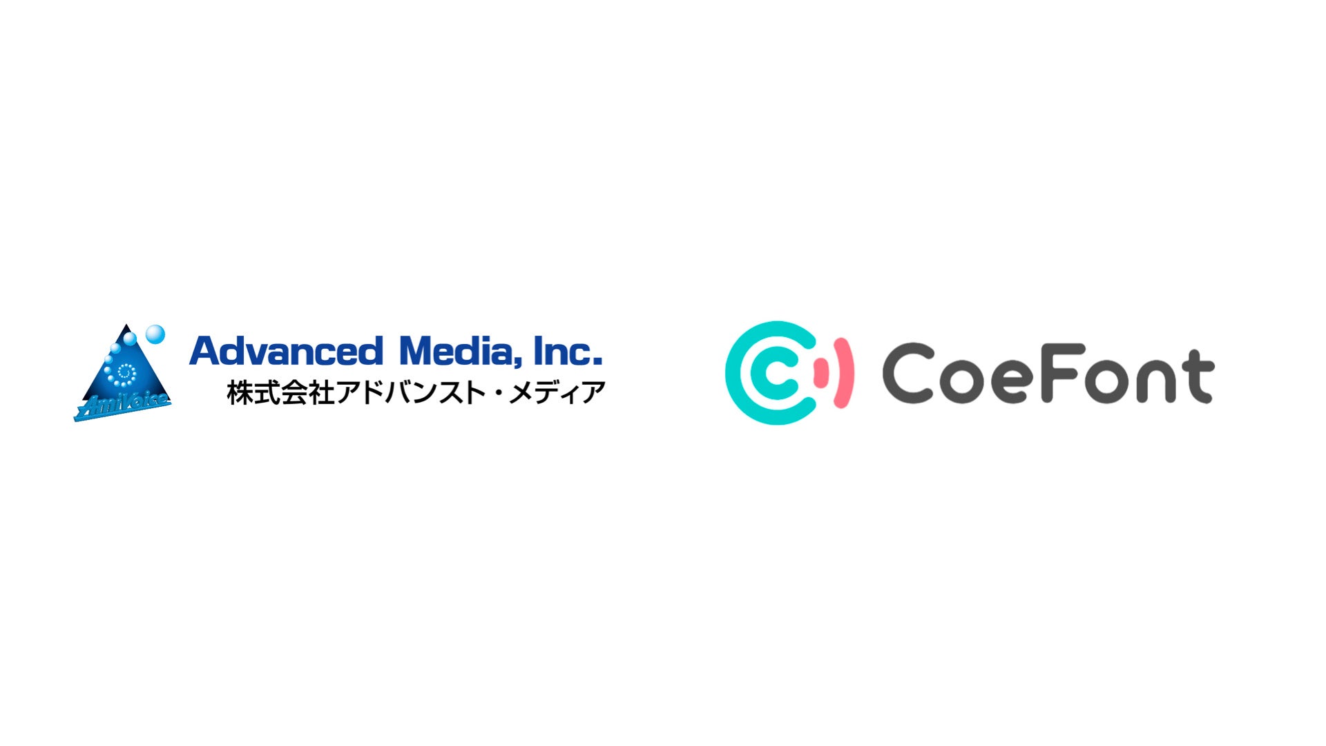 CoeFontのAI音声、アドバンスト・メディアが提供するAI音声対話アバターの会話用音声として採用