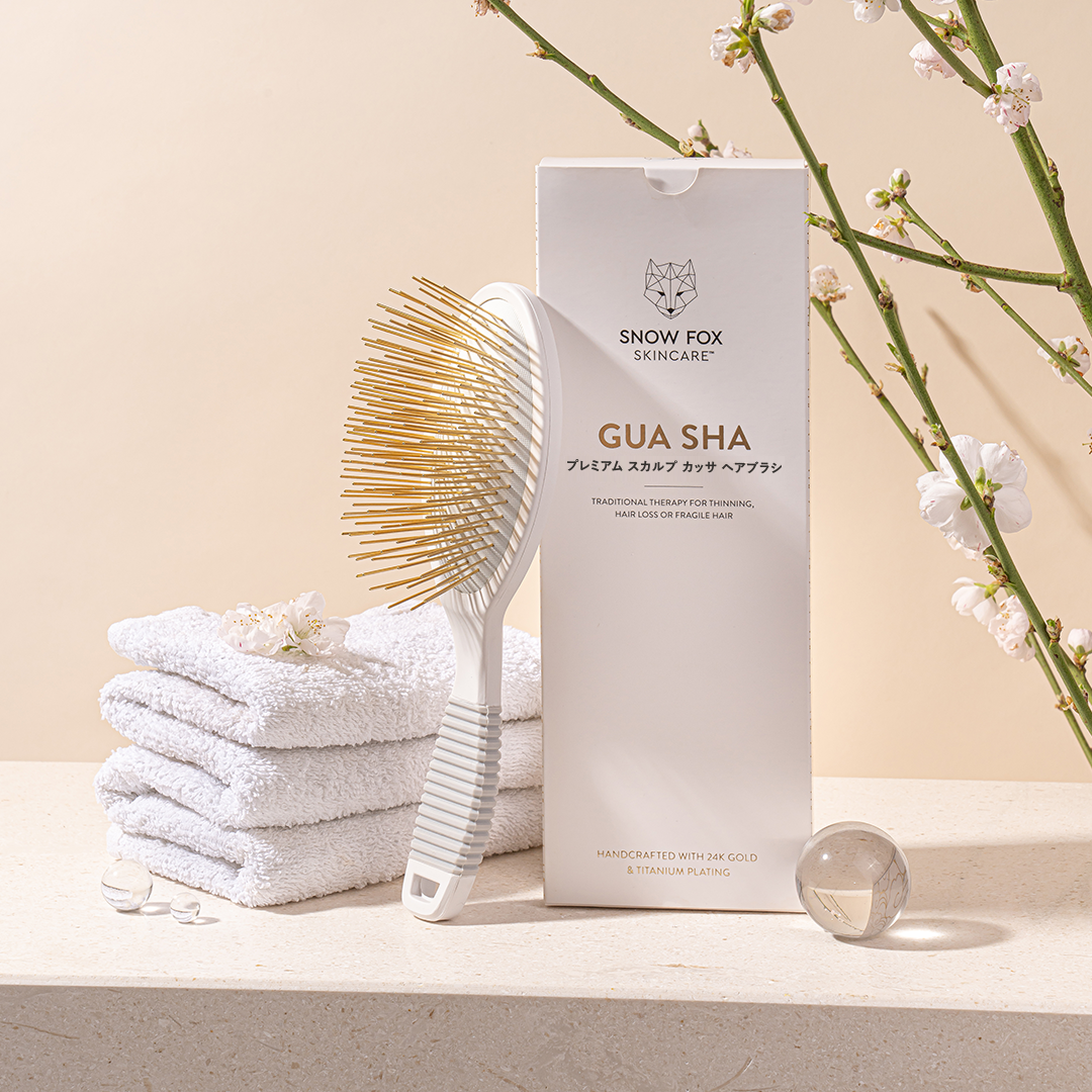  FOX GUA SHA ヘア & スカルプブラシ /ヘア美容液のセット FOX GUA SHA ヘア & スカルプブラシ /ヘア美容液のセット SNOW