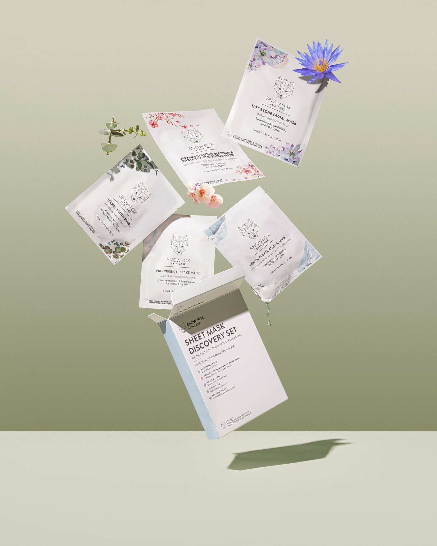 全５種類入りのシートマスク ディスカバリー セット