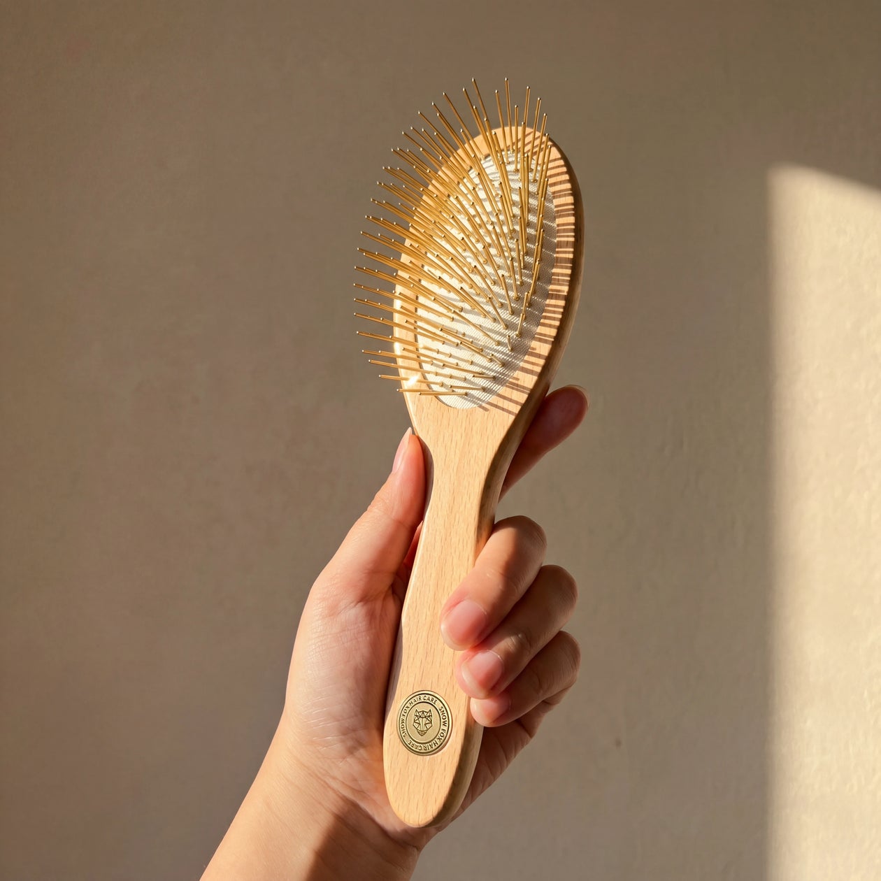 大ヒットカッサヘアブラシにロゴエンブレムが入り高級感アップ 大ヒットカッサヘアブラシにロゴエンブレムが入り高級感アップ