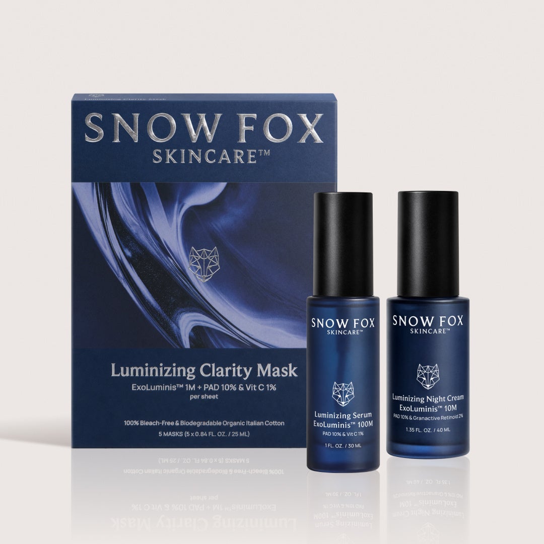 SNOW FOX SKINCAREから透明感ケアシリーズ「ルミナスブライト」ナイトクリーム・美容液・シートマスクの3製品を発売